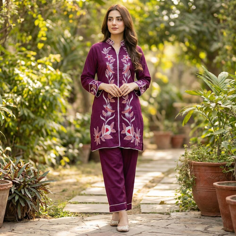 Cotton Print Suit