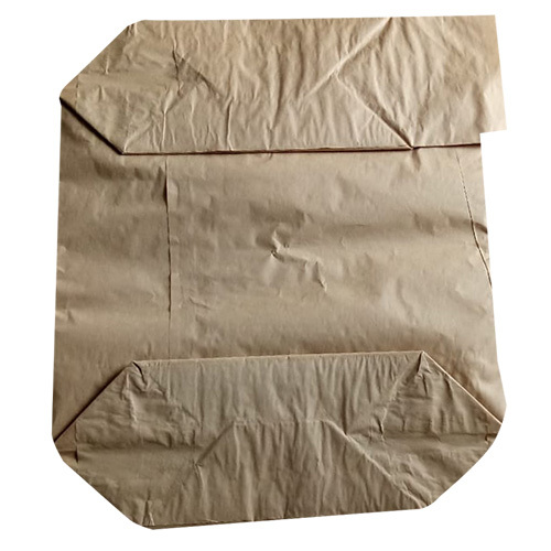 Valve Type Paper Bag - Color: Brown