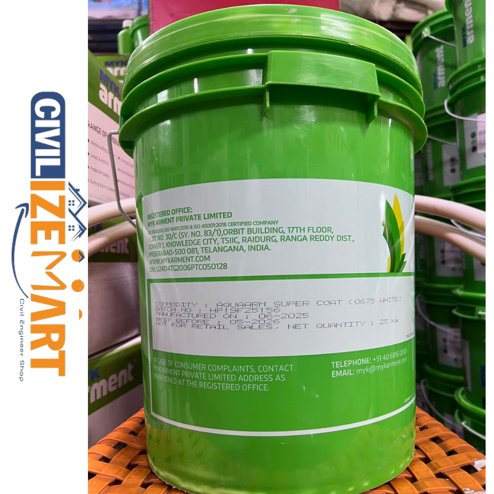 Aquarm Super Coat Waterproofing Coating - Application: Roofs