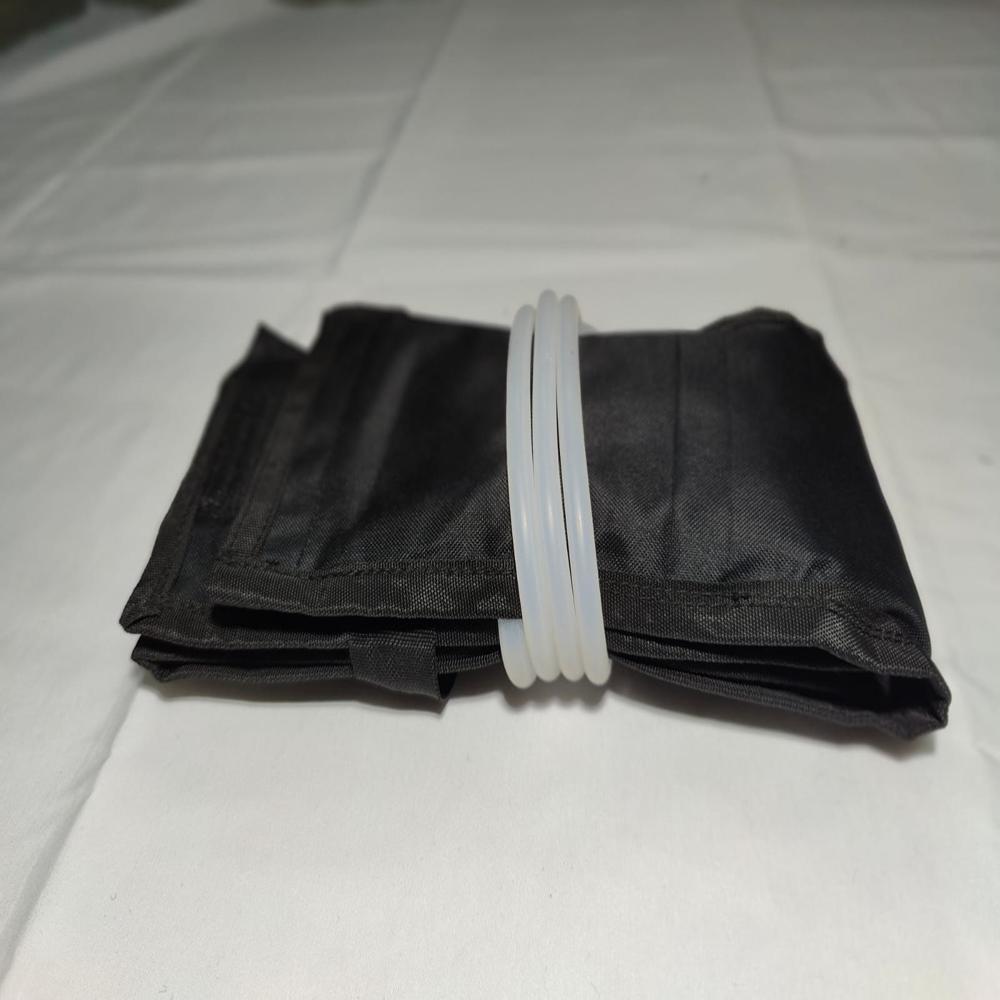 Black Reusable Silicone Tourniquet Cuff for orthopedics