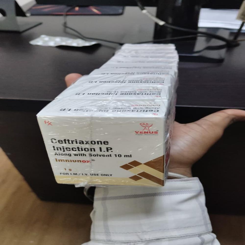 Ceftriaxone Injection I.p - Features: Broad-spectrum Antibacterial Activity Effective Against Gram-positive & Gram-negative Bacteria Long Half-life Allows Convenient Dosing Suitable For Hospital And Emergency Care Use Supplied With Ready-to-use Sterile Solvent