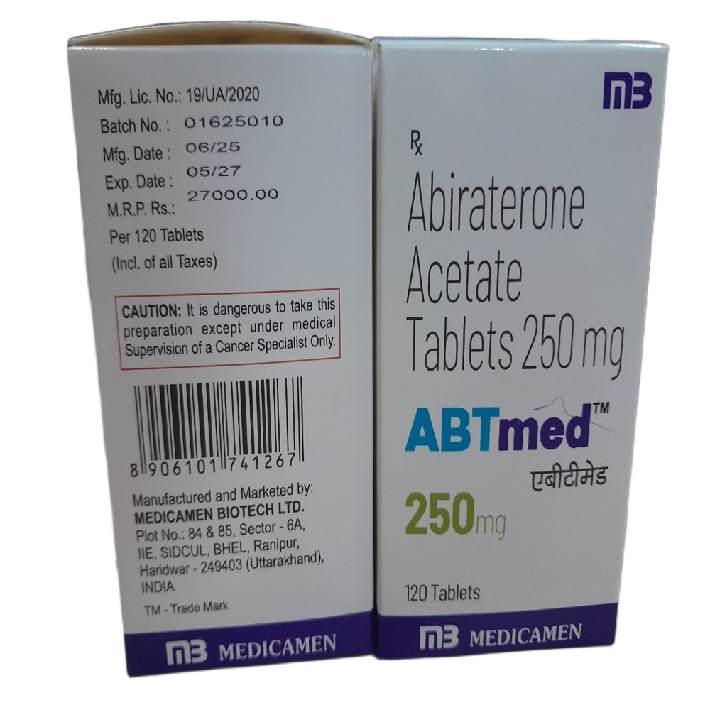 Abtmed 250mg - Abiraterone Acetate Tablets