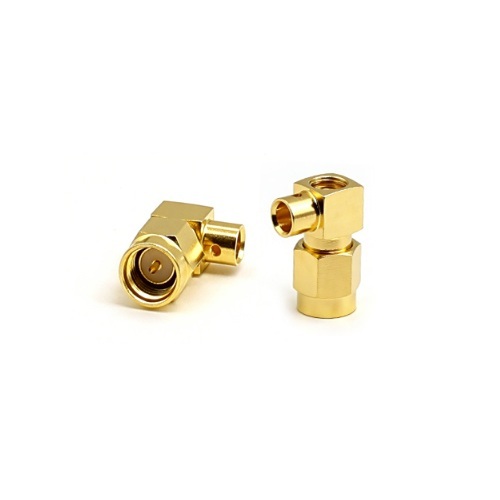 SMA Male Right Angel Connector For RG141 Cable