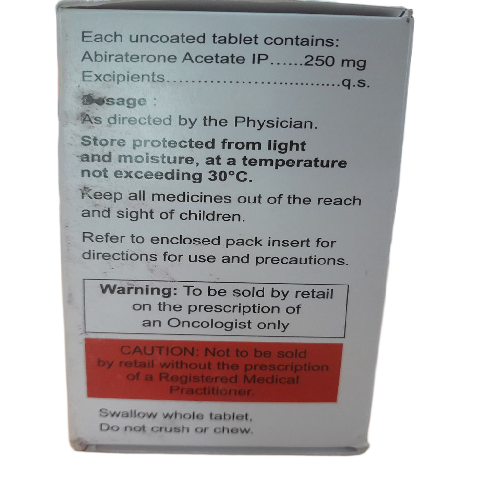 Bdron 250mg - Abiraterone Acetate Tablets