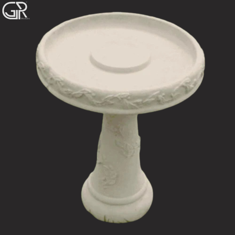Natural Marble Bird Bath
