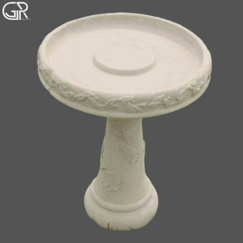 Natural Marble Bird Bath