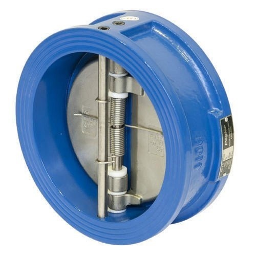 Wafer Check Valve - Cast Iron, 40 Mm - 300 Mm Diameter, Black/blue Finish | 10-16 Bar Pressure, Industrial Usage