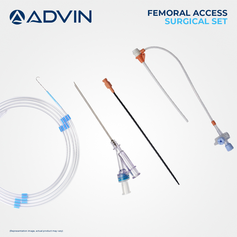 Introducer Sheath Set - Ptfe & Stainless Steel, 5f-8f, Transparent, Radiopaque Band, Hemostatic Valve