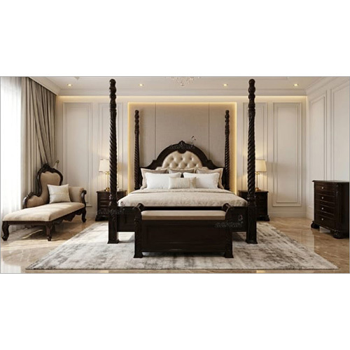 Solid Wood Bed