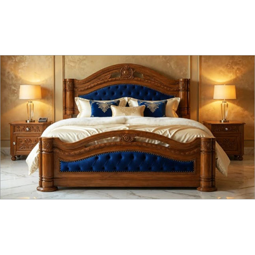 Wooden Stylish Designer King Size Bed