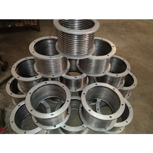 Rubber Expansion Bellow - Neoprene/epdm Material, Size 25-300 Mm, Max Pressure Pn10-pn25, Max Temperature 120 Deg, Welding Connection Type, Stainless Steel Surface Treatment, Industrial Usage