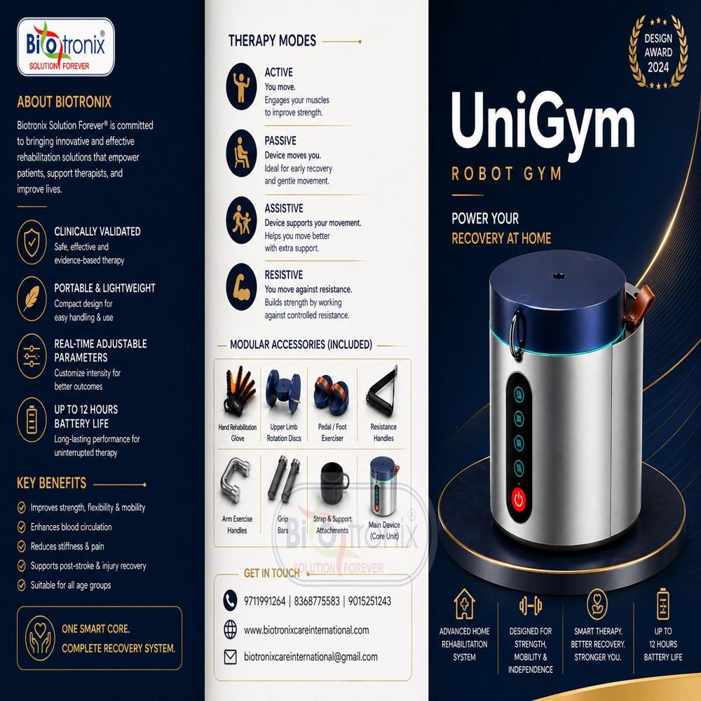 UniGym Robotic Recovery Equipment for Physical Therapy