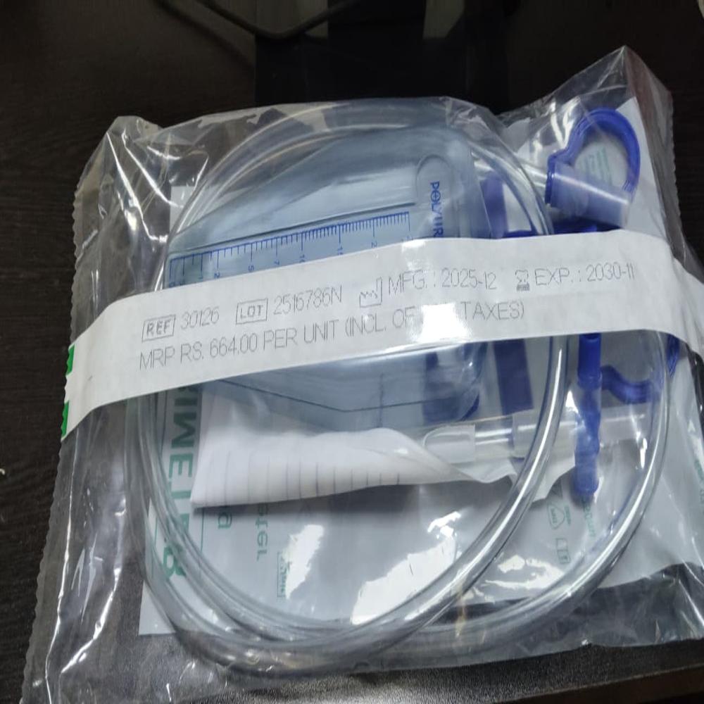 Polyurimeter Urine Collection Bag with Measured Volume Meter
