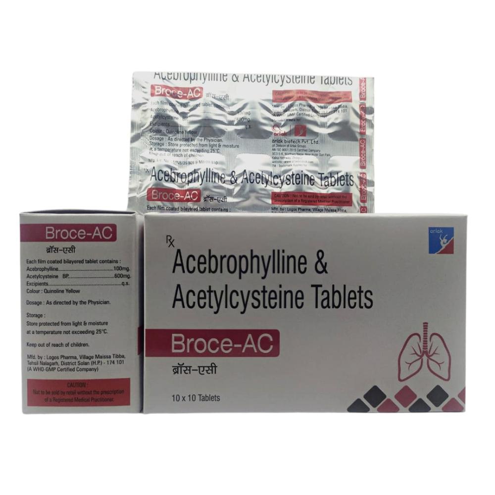   ACEBROPHYLLINE 100 MG + N-   ACETYLCYSTEINE 600 MG