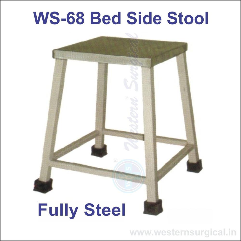 BED SIDE STOOL FULLY STEEL