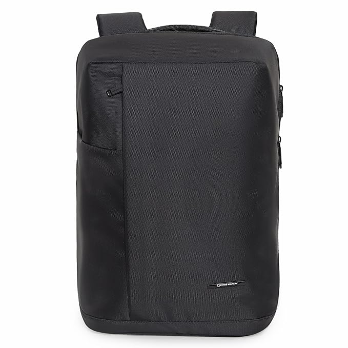 Swiss Military CURVE LAPTOP BACKPAC  CURVE 18L Laptop Backpack for Men & Women | 100% Polyester, Padded Laptop Compartment, Quick Access Pocket, Adjustable Shoulder Straps, Luggage Trolley Handle Strap  LBP151