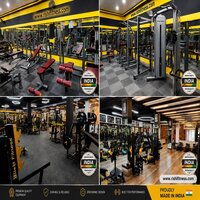 commercial gym machine setup