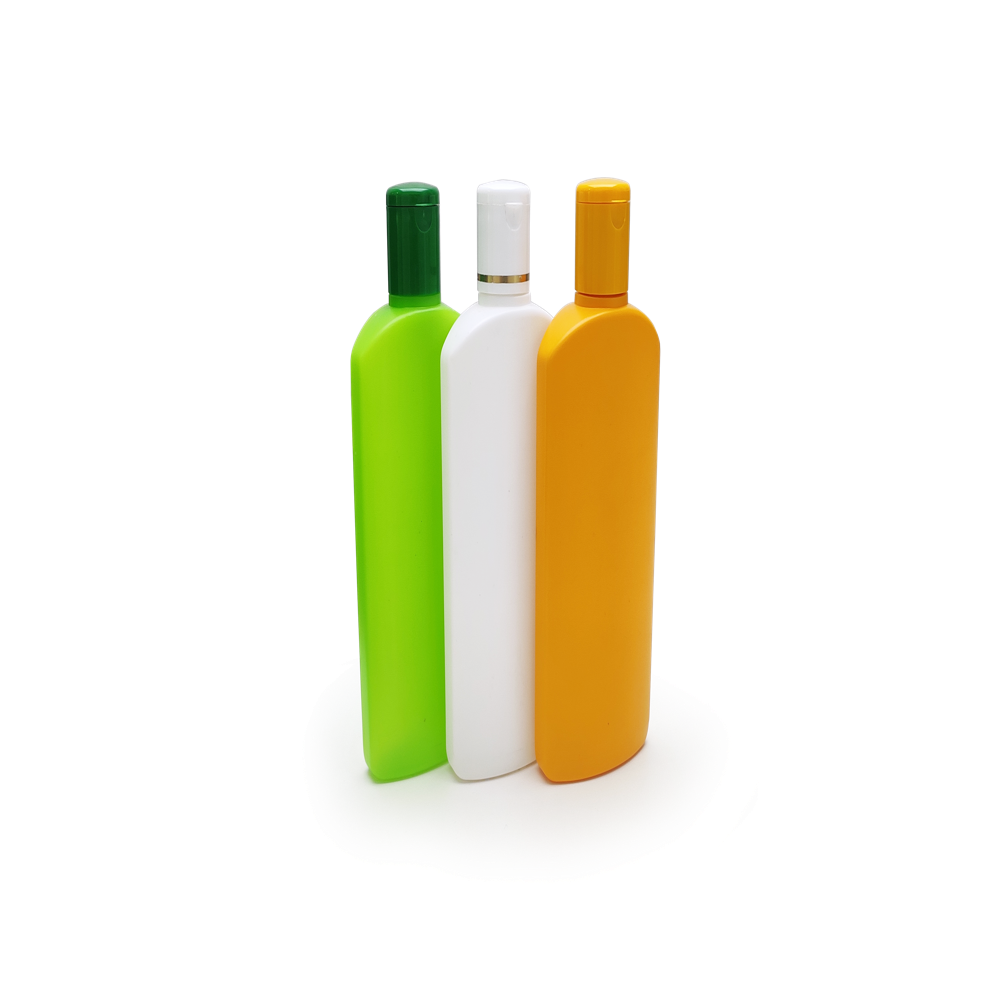HDPE Shampoo Flat Bottle