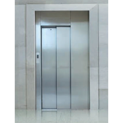 SS Two Fold Telescopic Elevator Door