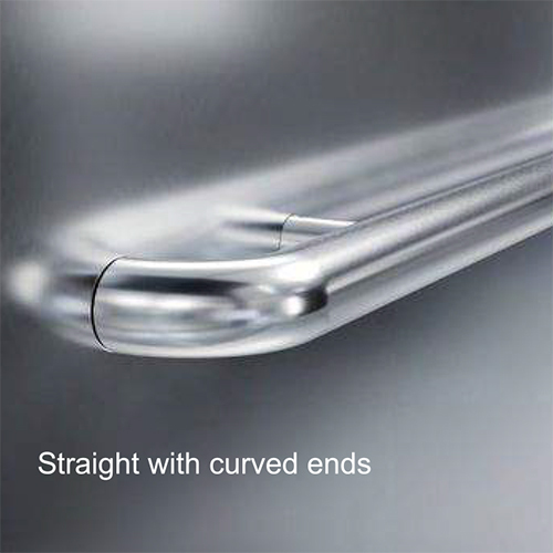 Straight With Curved Ends Elevator Handrail