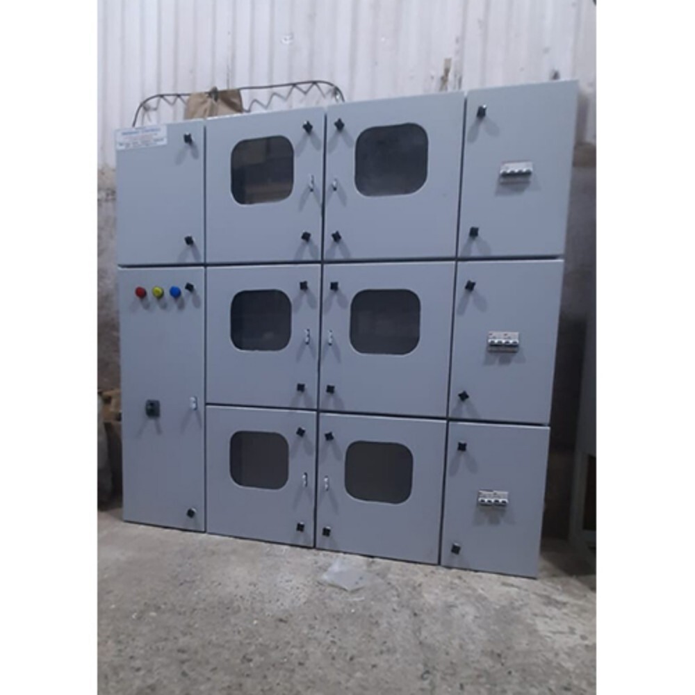 Meter Control Panel - Stainless Steel & Mild Steel, Gi Galvanized Finish, Accommodates 12 Meters For Energy Monitoring And Management