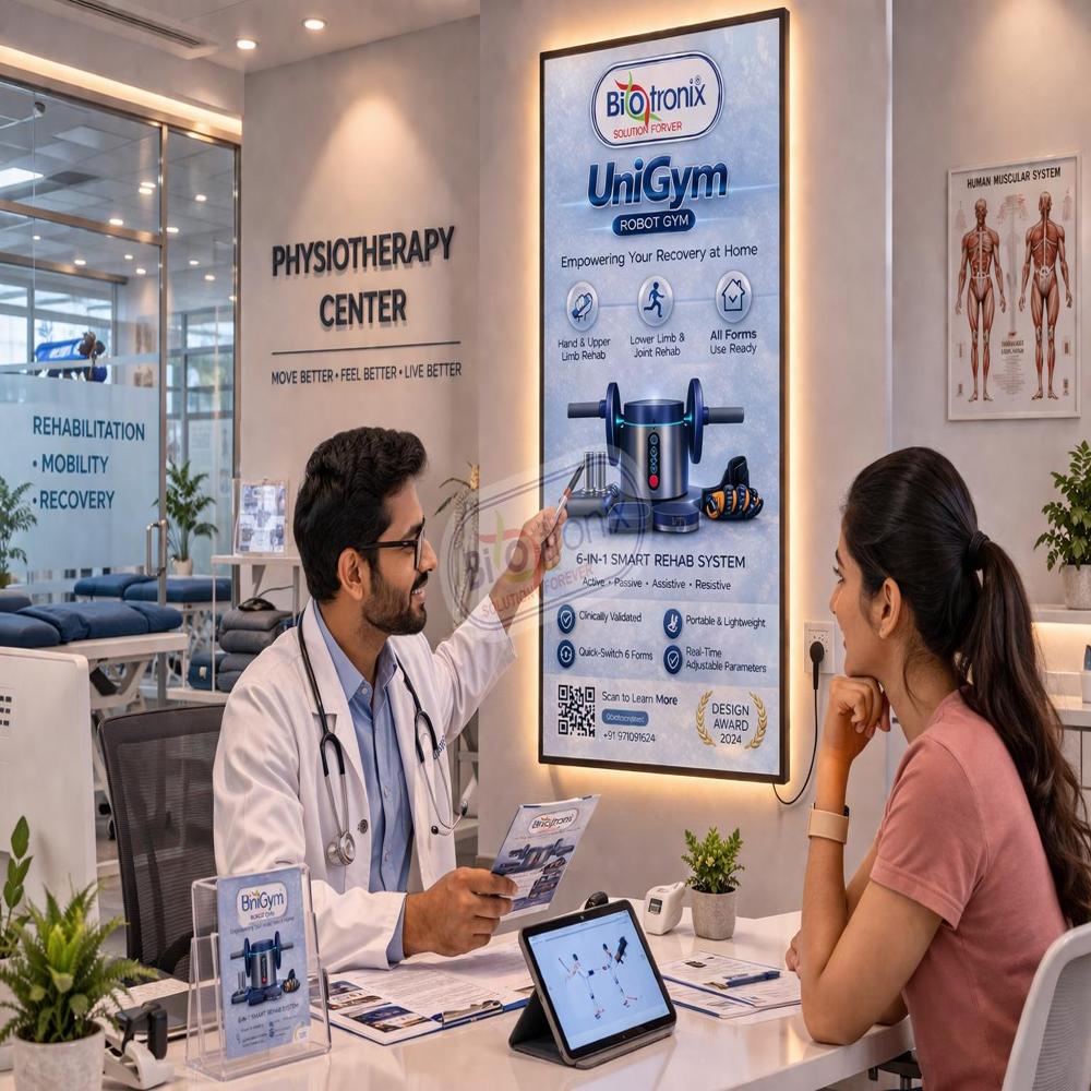 UniGym Advanced Therapy Robot for Daily Physiotherapy