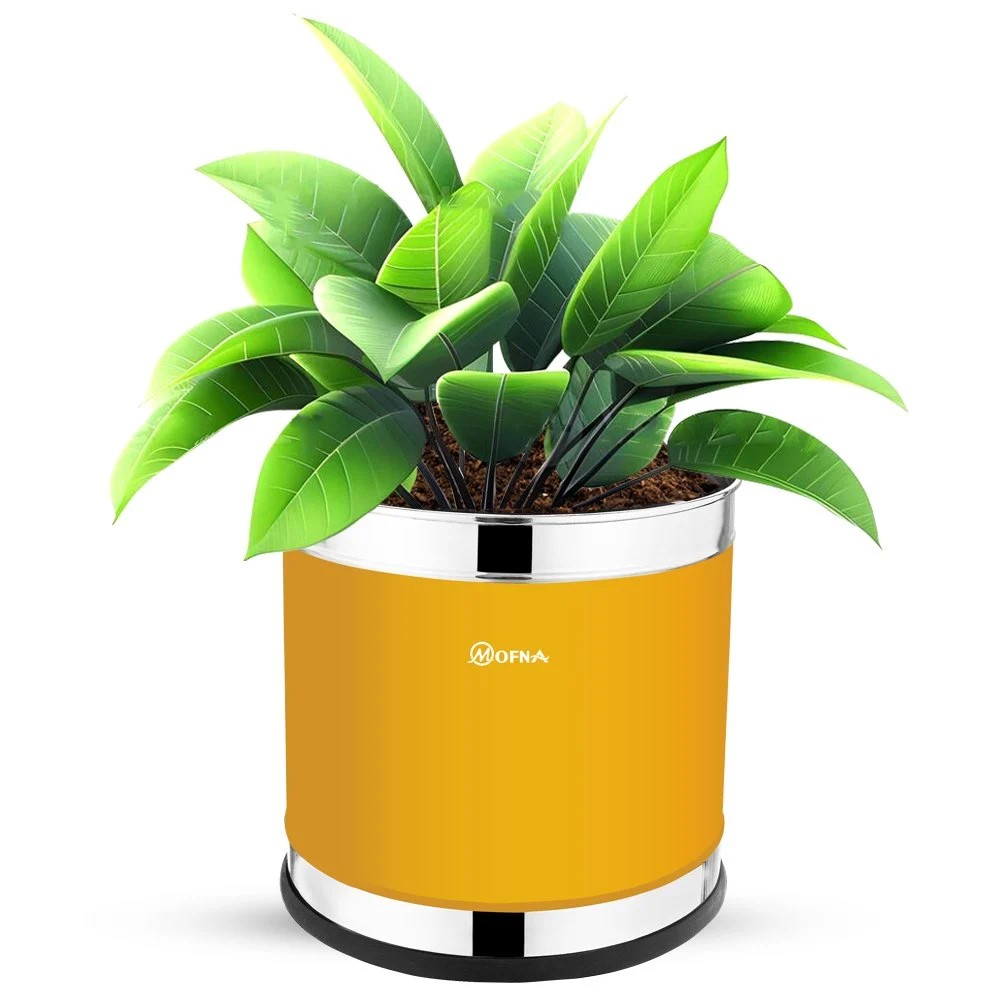 Mofna Stainless Steel Pink Planter (12x12)