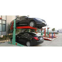 Commercial Car Stack Parking System - Galvanized Steel, 3600mm Height, Hydraulic Drive | Plc/manual Control, Anti-corrosion Coating, Safety Locks