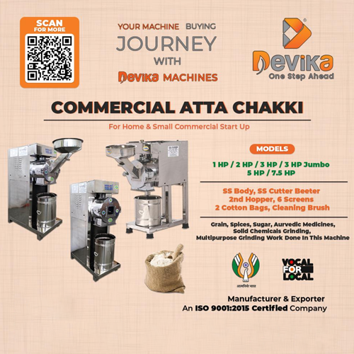 Chana Sattu Making Machine - Installation Type: Table Top