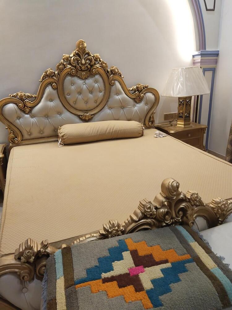 Luxurious Teak Wood King Size Double Bed Set