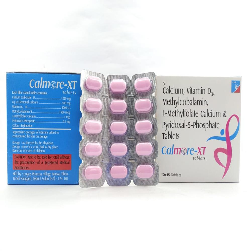 CALCIUM CARBONATE 1250 MG EQU. TO  ELEMENTAL CALCIUM 500 MG + VITAMIN D3 2000  IU METHYLCOBALAMIN 1500 MCG+ L METHYLFOLATE CALCIUM 1 MG + PYRIDOXAL-5