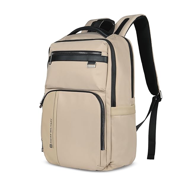 SWISS MILITARY HALO  Black Gold Collection HALO 20L Laptop compartment fits up to 15.6