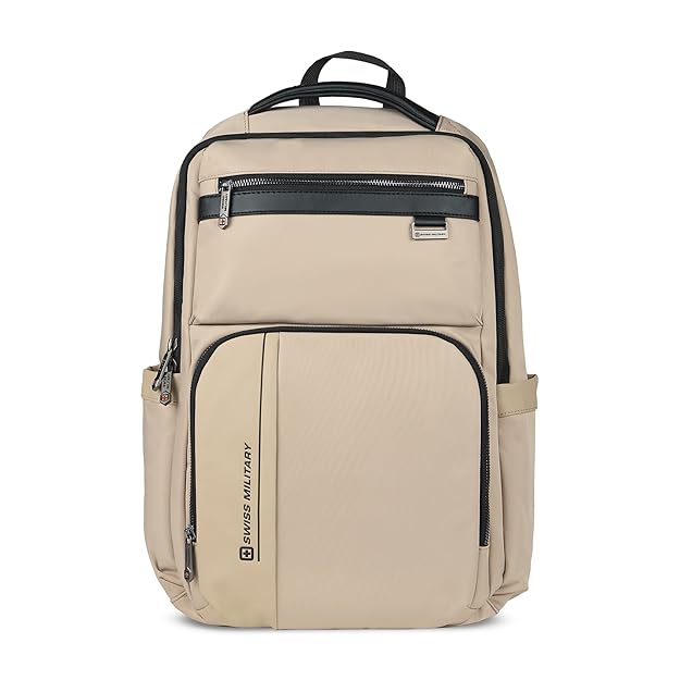 SWISS MILITARY HALO  Black Gold Collection HALO 20L Laptop compartment fits up to 15.6