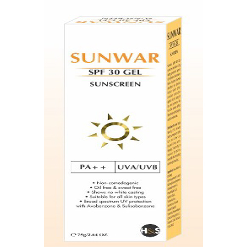 Sunwar spf 30 Gel Sunscreen