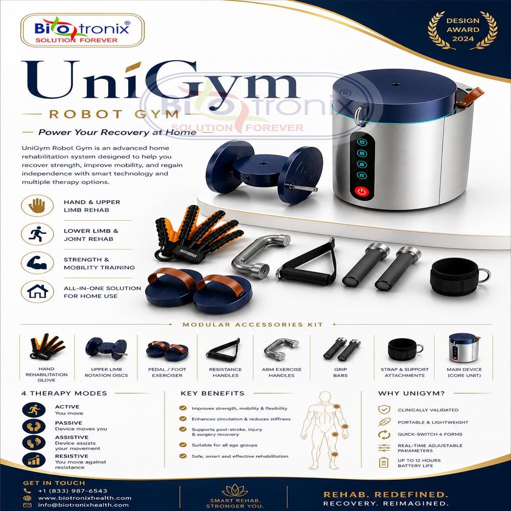 UniGym Motorized Therapy Exercise Machine for Rehabilitation