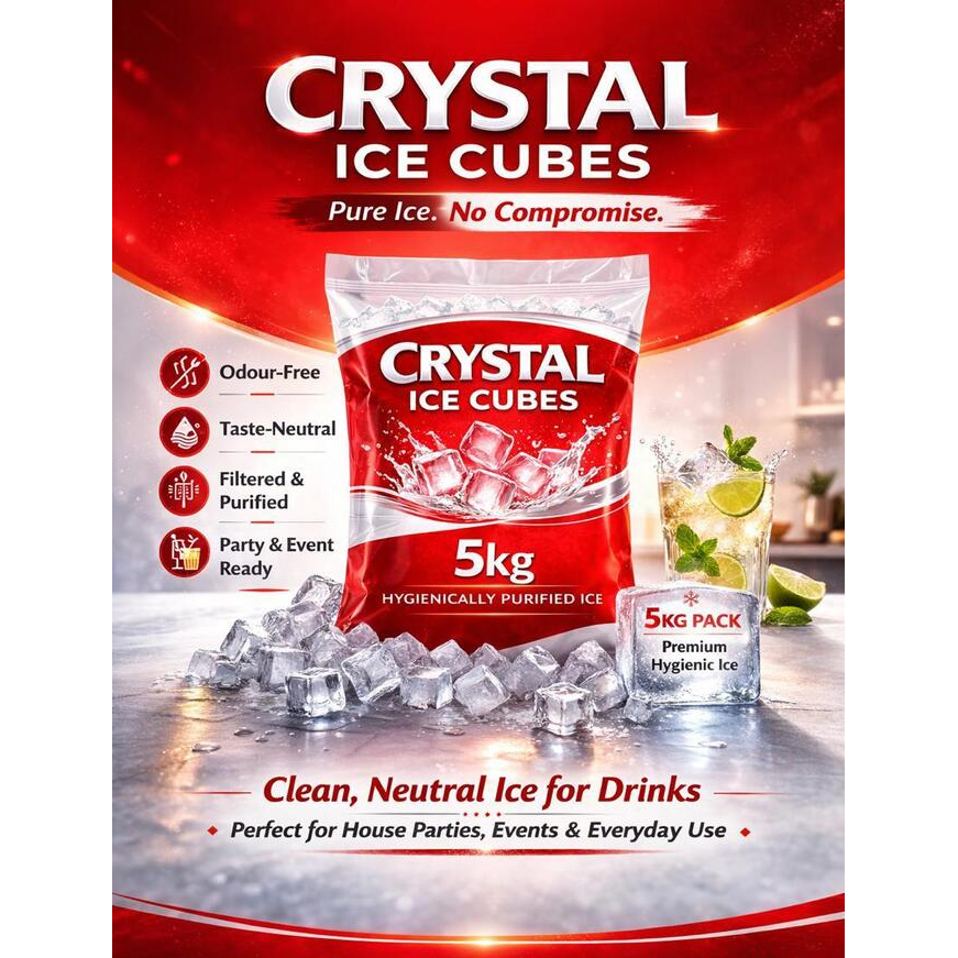 Crystal Ice Cubes - Alcohol Content (%): 0%