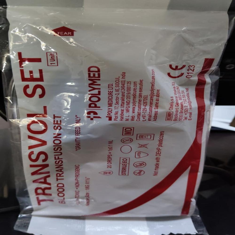 TRANSVOL SET BLOOD TRANSFUSION SET