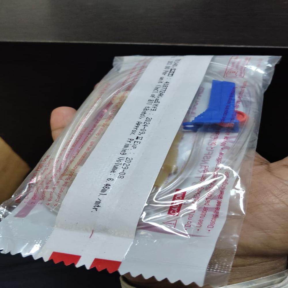 TRANSVOL SET BLOOD TRANSFUSION SET
