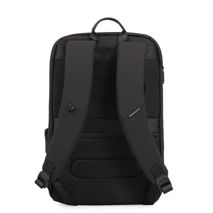 Swiss Military ONYX Black Gold Collection ONYX Sleek Water-Resistant Padded Laptop Backpack  LBP148