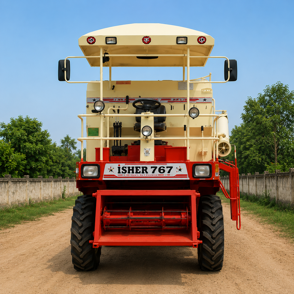 Farming Combine Harvester - Engine Type: Air Cooled