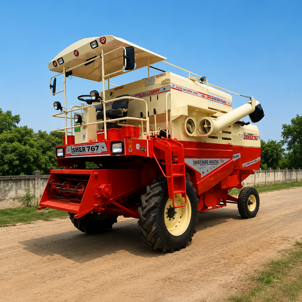 Farming Combine Harvester - Engine Type: Air Cooled