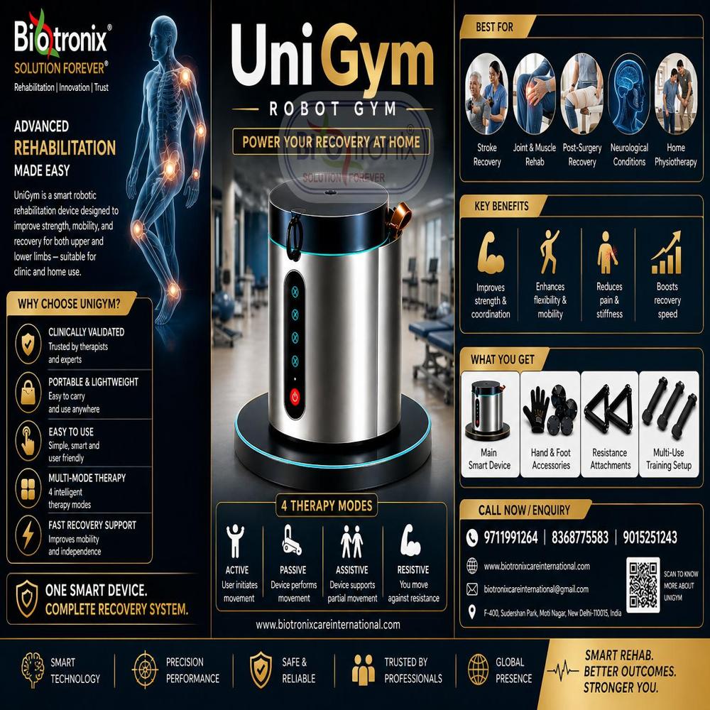 UniGym Advanced Robot Gym for Physical Therapy Sessions