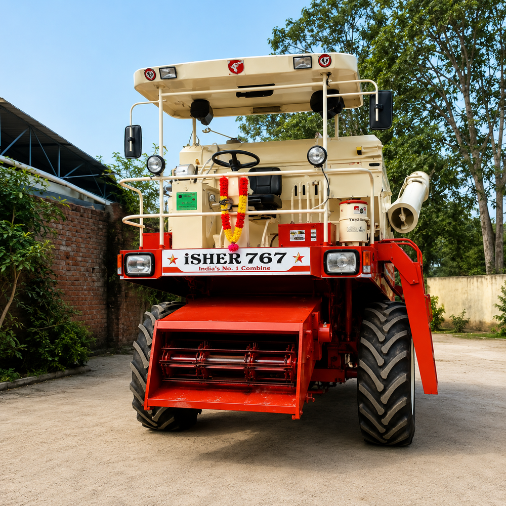 90 HP Combine Harvester