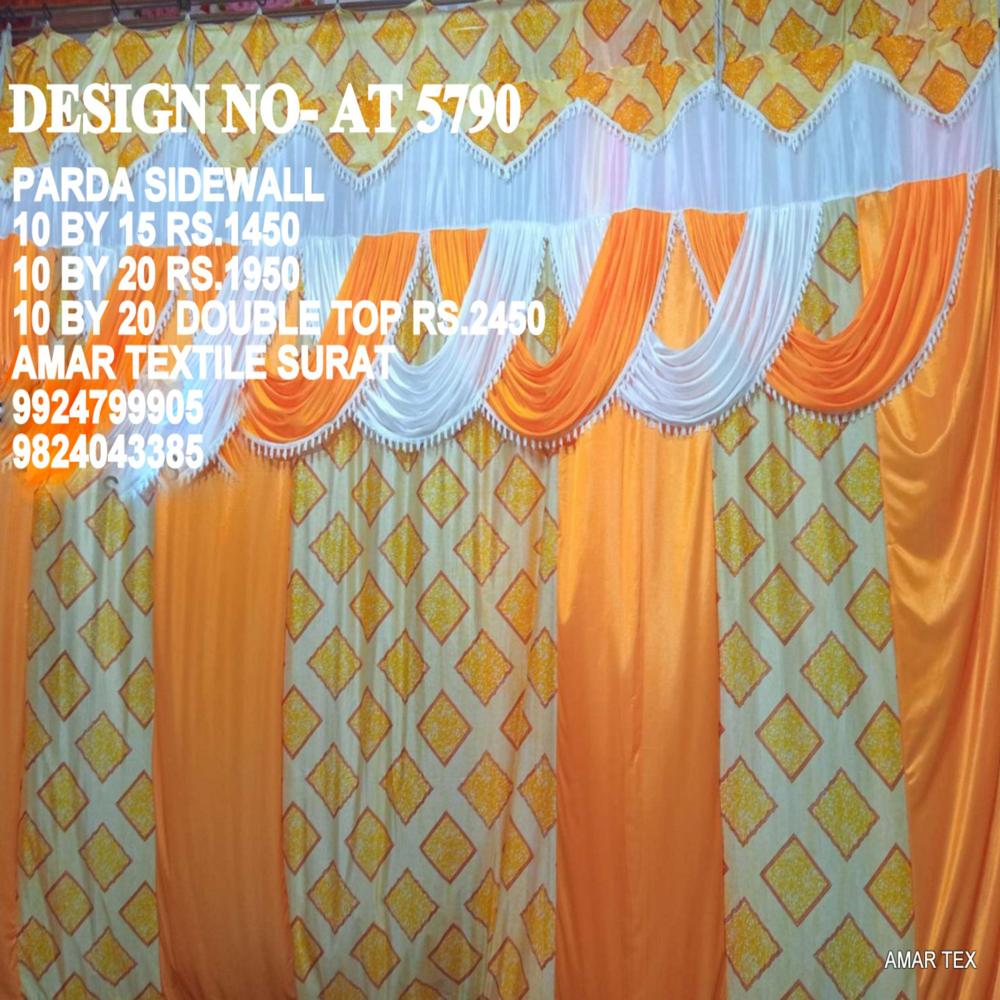 Wedding tent parda
