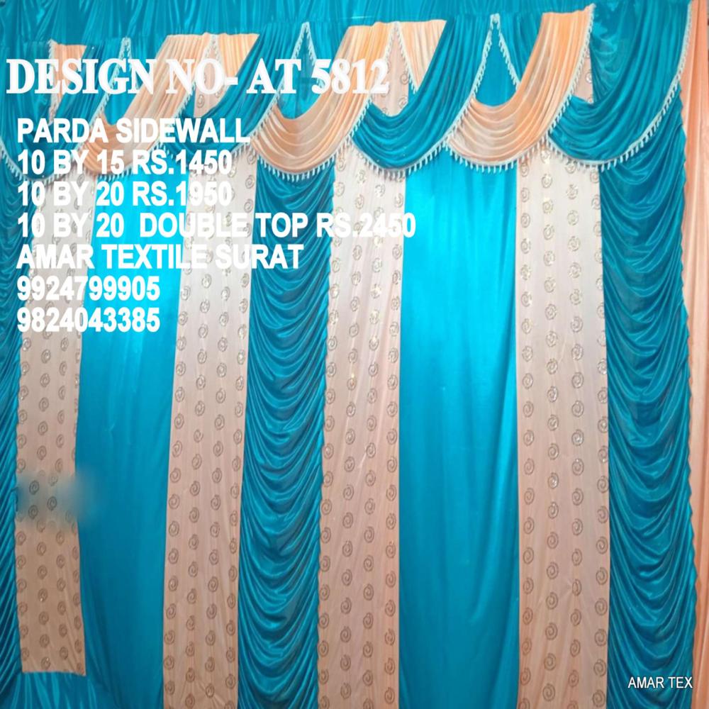 Wedding tent parda