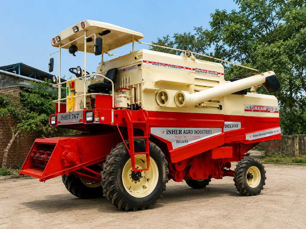 90 HP Combine Harvester