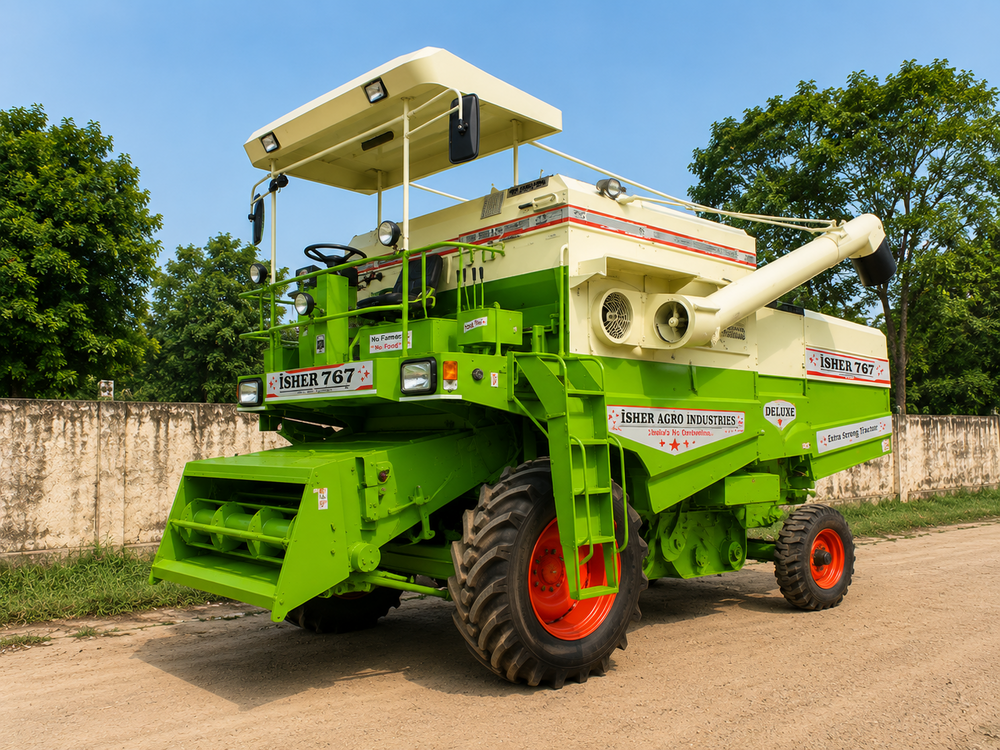 Agriculture Track Combine Harvester
