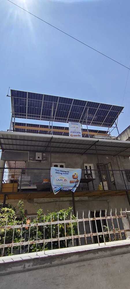 Commercial Solar Rooftop Plant Setup