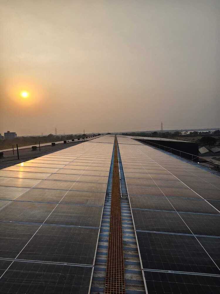 Industrial Solar Rooftop Plant