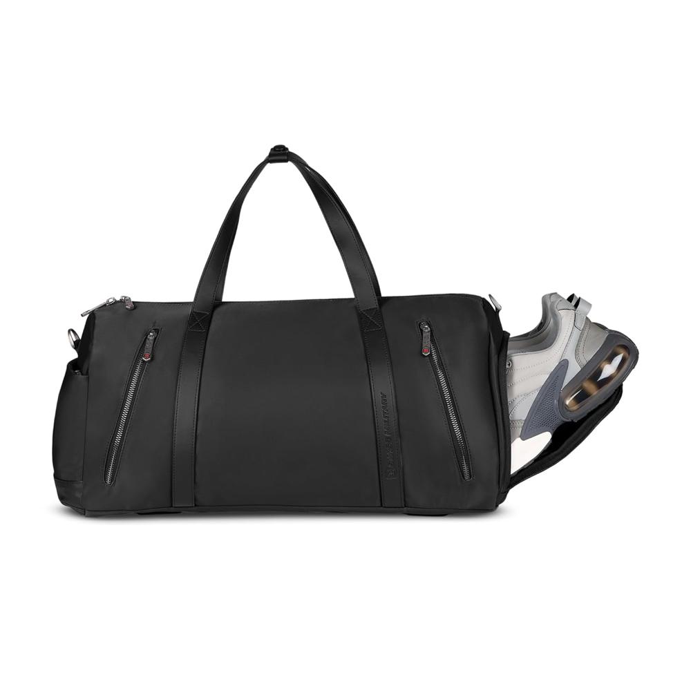Swiss Military JAVA Black Gold Collection Java 31L AVA Duffle Bag with Shoe Compartment DB34